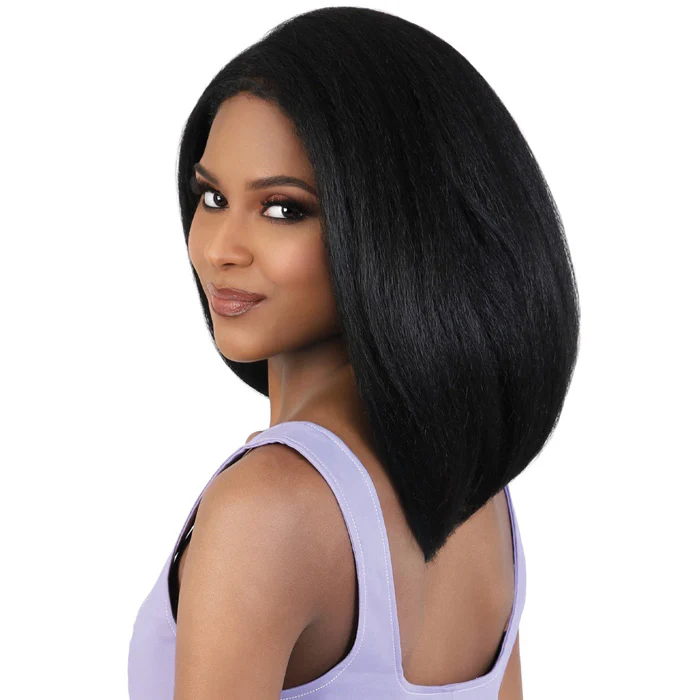 Motown Tress Glam Touch Lace Glueless Human Hair Blend HD 13x4 Lace Front Wig- HBL 134ZOA - Image 5