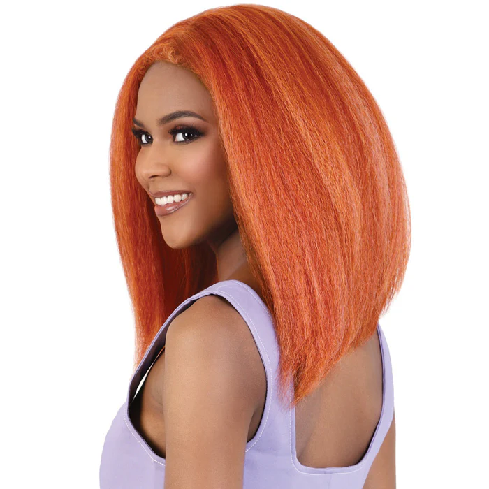 Motown Tress Glam Touch Lace Glueless Human Hair Blend HD 13x4 Lace Front Wig- HBL 134ZOA - Image 6