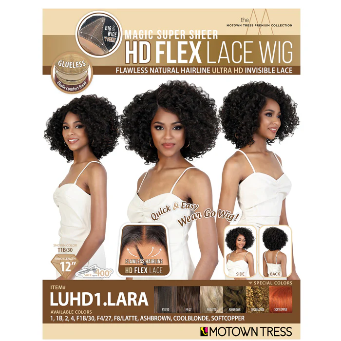 Motown Tress Glueless HD Flex Y-Part Lace Front Wig - LUHD1.LARA - Image 6