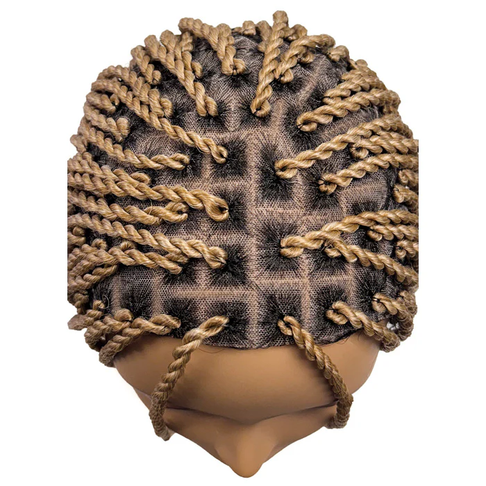 Motown Tress Glueless HD Hand-Braided Full Lace Wig - MICRO SENEGAL TWIST SQUARE TOP - WLBII.MICRO - Image 5
