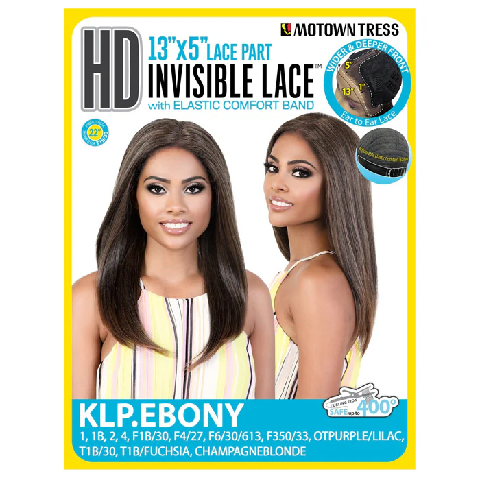 Motown Tress HD 13x5 Invisible Lace Front Wig - KLP.EBONY - Image 6