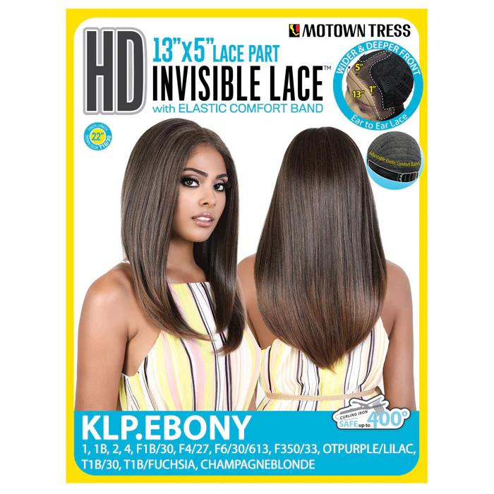 Motown Tress HD 13x5 Invisible Lace Front Wig - KLP.EBONY - Image 7