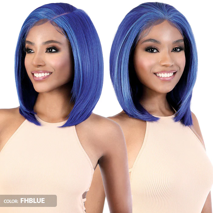 Motown Tress HD 13x7 Fake Scalp Lace Front Wig - LS137.BLUE - Image 2
