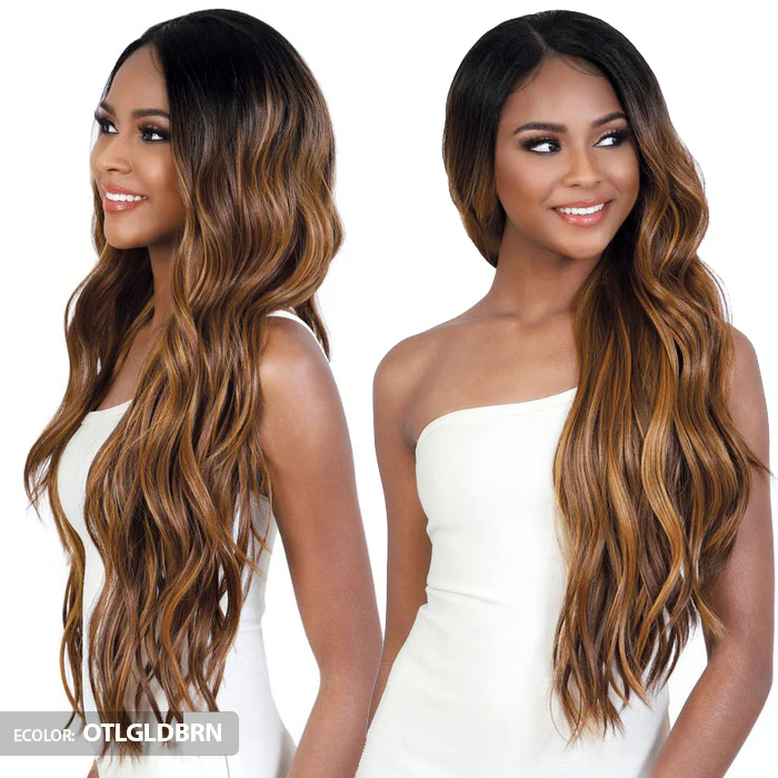 Motown Tress HD Invisible 13x7 Sheer Lace Front Wig - L137.MOCHA - Image 2
