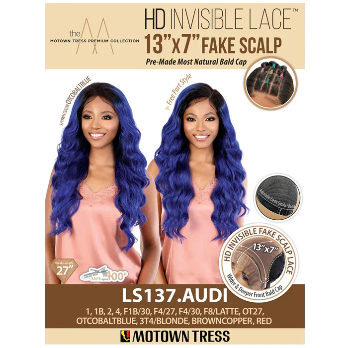 Motown Tress HD Invisible Lace 13x7 Fake Scalp Lace Front Wig - LS137.AUDI - Image 5