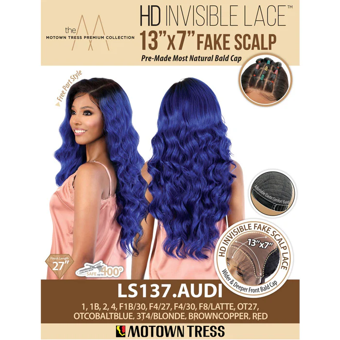 Motown Tress HD Invisible Lace 13x7 Fake Scalp Lace Front Wig - LS137.AUDI - Image 6