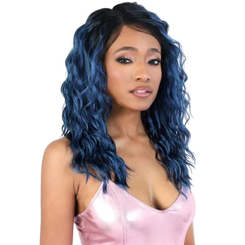 Motown Tress Synthetic HD Invisible Lace Front Wig - LDP SPIN18 - Image 3