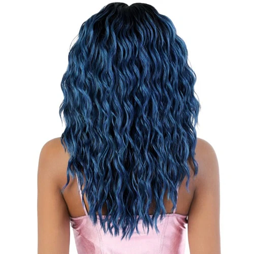 Motown Tress Synthetic HD Invisible Lace Front Wig - LDP SPIN18 - Image 4