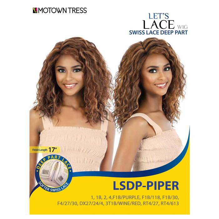 Motown Tress Let's Lace Swiss Deep Lace Part Wig - LSDP-PIPER - Image 6