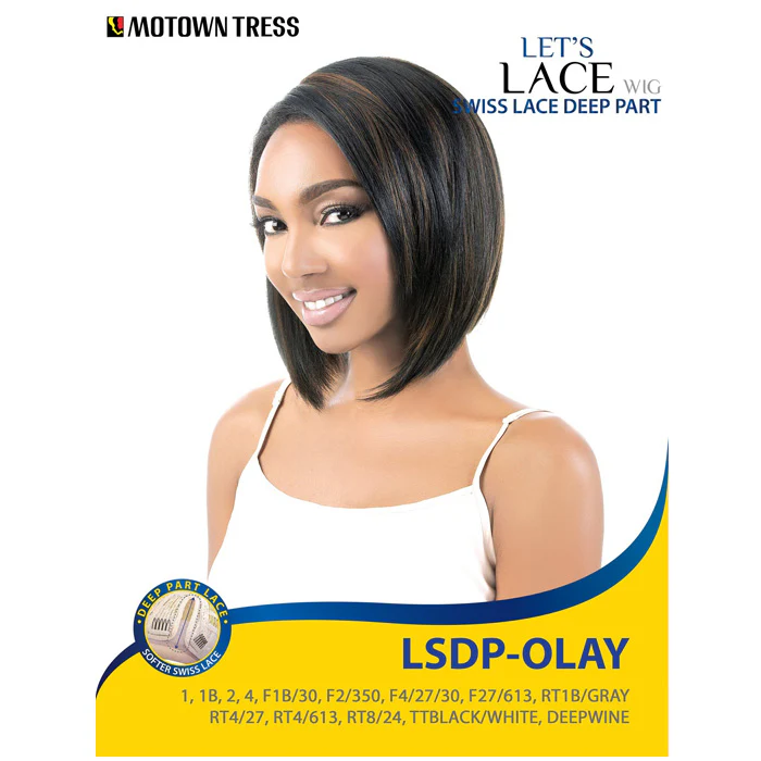 Motown Tress Let's Lace Swiss Lace Deep Part Wig - LSDP OLAY - Image 4