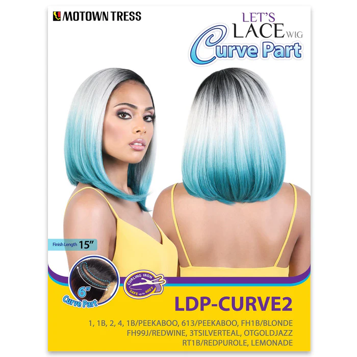 Motown Tress Let's Lace Curve Part 6" Part Wig - LDP-CURVE 2 - Image 6
