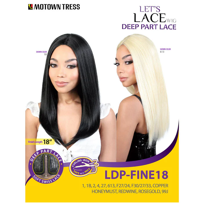 Motown Tress Let's Lace Deep Part Lace Wig - LD- FINE18 - Image 5