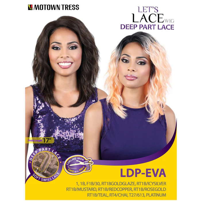 Motown Tress Let's Lace Deep Part Swiss Lace Wig - LDP-EVA - Image 4