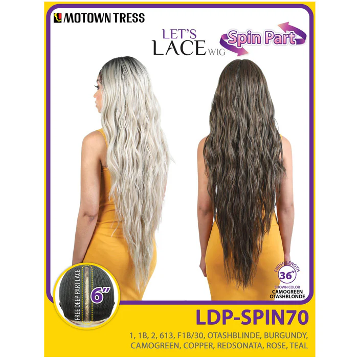 Motown Tress Let's Lace Spin Part Lace Wig - LDP-SPIN70 - Image 7