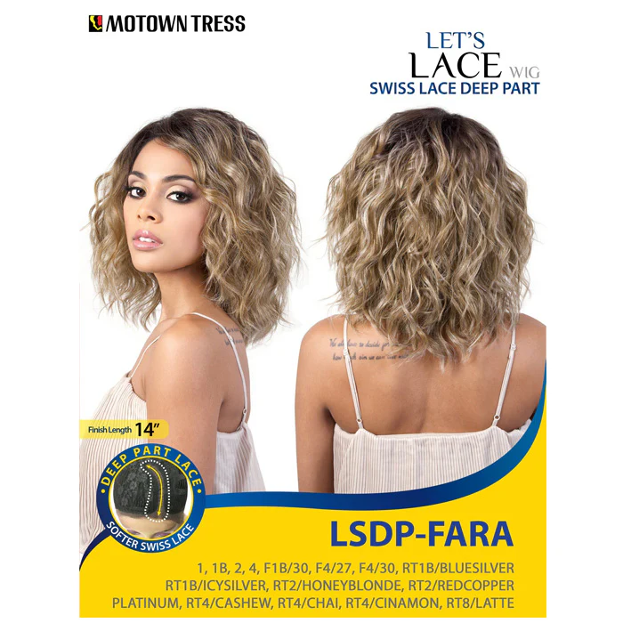 Motown Tress Let's Lace Swiss Lace Deep Part Wig - LSDP FARA - Image 5
