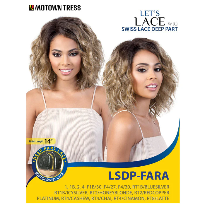 Motown Tress Let's Lace Swiss Lace Deep Part Wig - LSDP FARA - Image 6