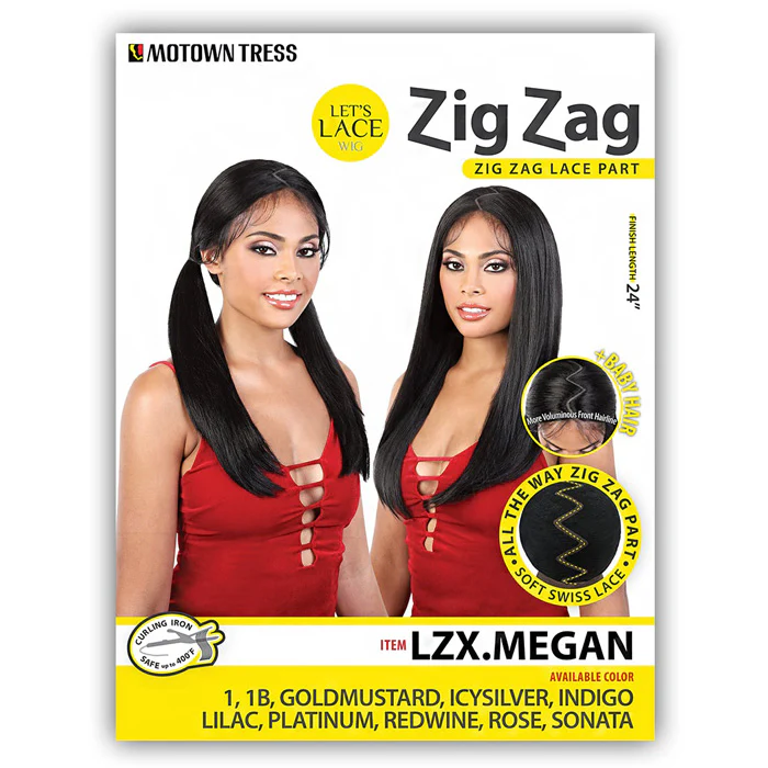 Motown Tress Let's Lace Zig Zag HD Lace Part Wig - LZX.MEGAN - Image 7