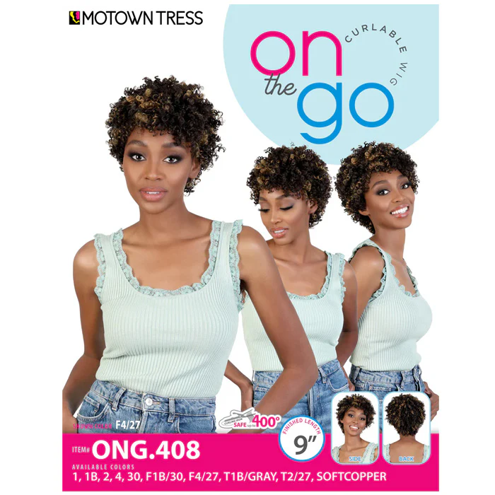 Motown Tress On The Go Curlable Full Wig - ONG.408 - Image 4