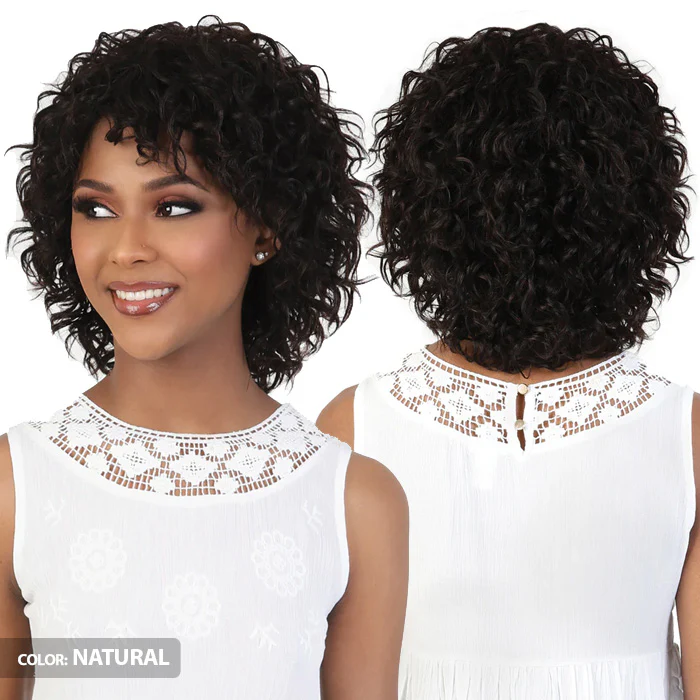 Motown Tress Persian Remy 100% Virgin Remy Human Hair Crown Lace Top Full Wig - HPRC.BESS - Image 3