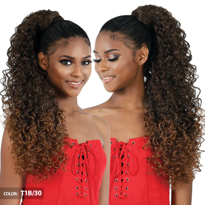 Motown Tress Pony Wrap Invisible Ponytail - PD-WRAP.BH BOHEMIAN CURL 26" - Image 2