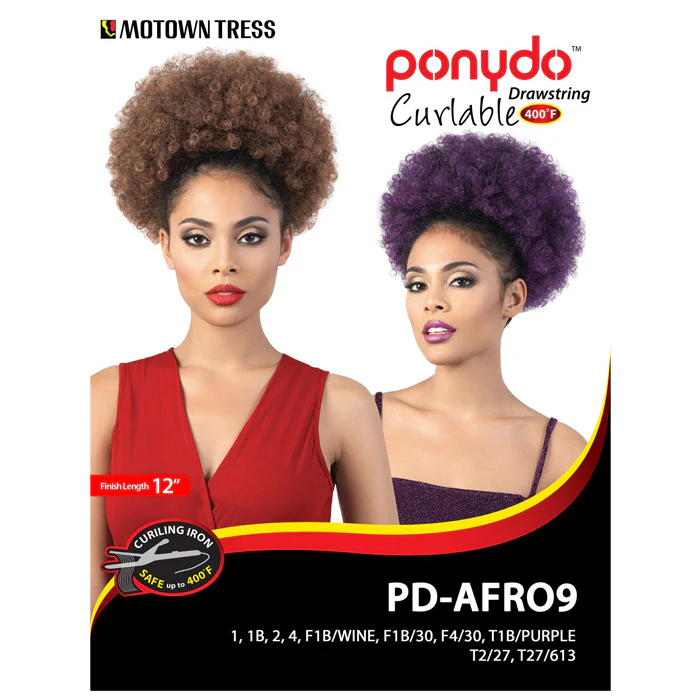 Motown Tress Ponydo Drawstring Ponytail - PD-AFRO 9 - Image 4