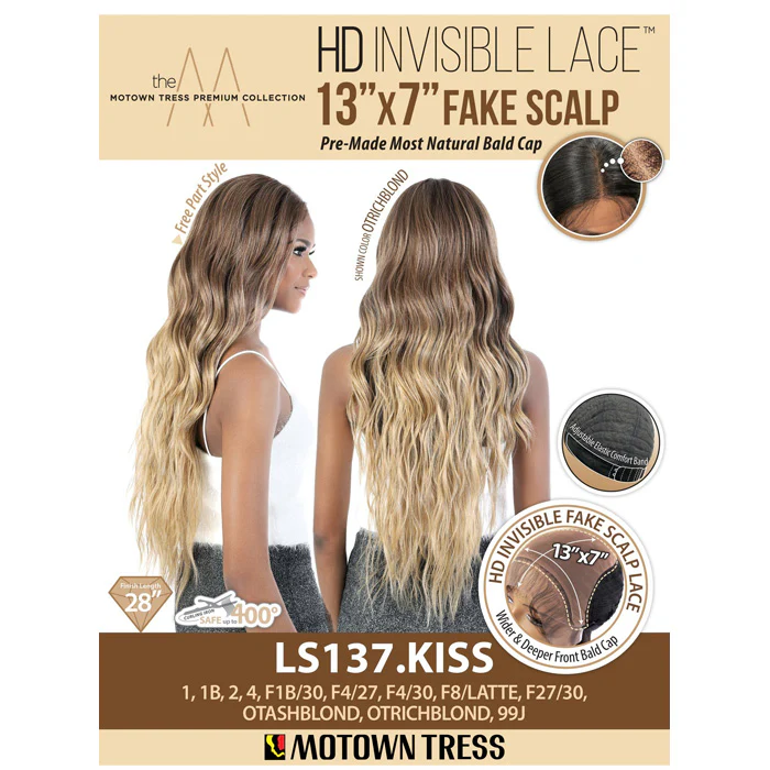 Motown Tress 13x7 HD Invisible Fake Scalp Lace Front Wig- LS137.KISS - Image 6