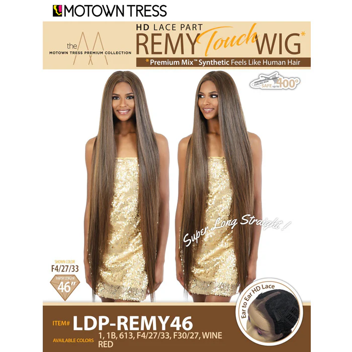 Motown Tress Premium HD Deep Part Lace Wig - REMY TOUCH 46 - Image 5