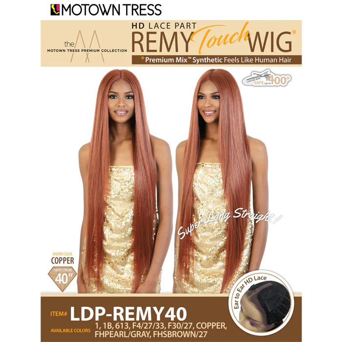 Motown Tress Remy Touch HD Deep Part Lace Wig - LDP-REMY 40 - Image 6