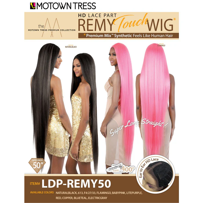 Motown Tress Remy Touch Wig HD Lace Deep Part Wig - LDP-REMY 50" - Image 7