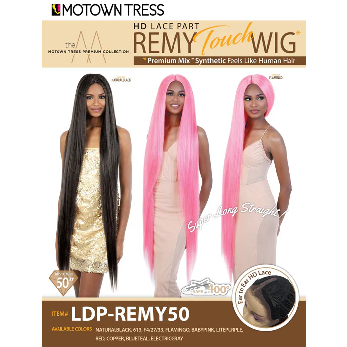 Motown Tress Remy Touch Wig HD Lace Deep Part Wig - LDP-REMY 50" - Image 8