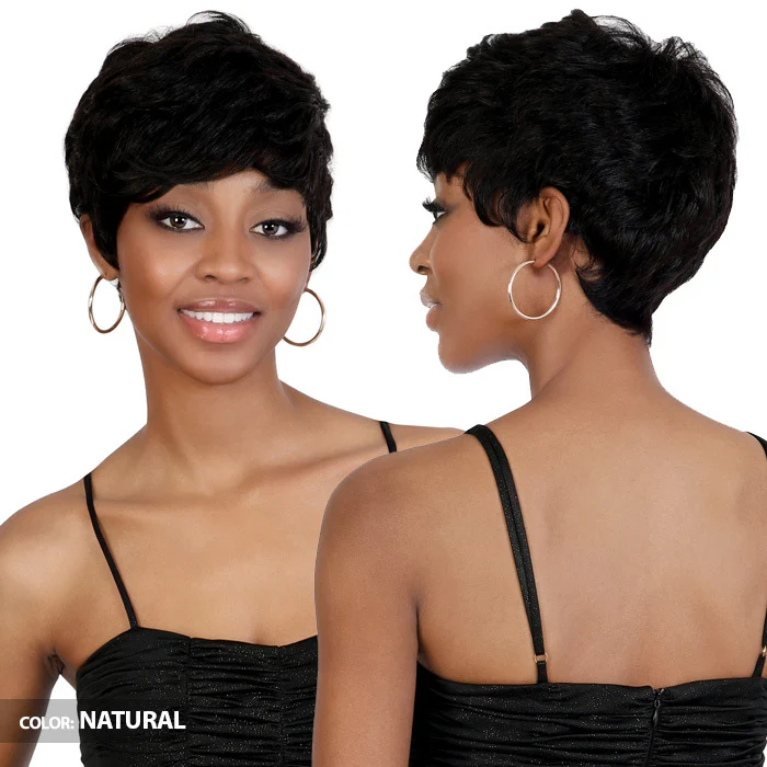 Motown Tress Remy Wig 100% Human Hair Full Wig - HR.ROSE - Image 2