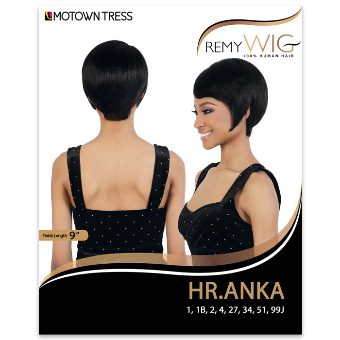 Motown Tress Remy Wig 100% Human Hair Wig - HR ANKA - Image 7