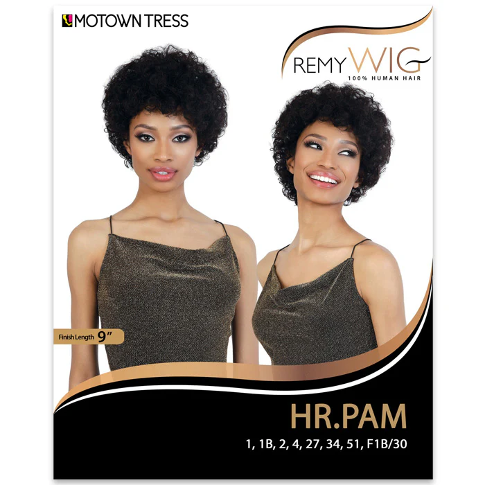 Motown Tress Remy Wig 100% Human Hair Wig - HR PAM - Image 4