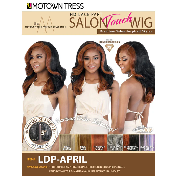 Motown Tress Salon Touch 5" Deep Part HD Lace Wig - LDP-APRIL - Image 5