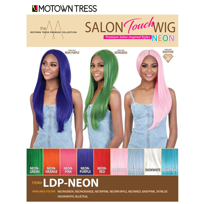 Motown Tress Salon Touch Deep Part Lace Wig - LDP-NEON - Image 6