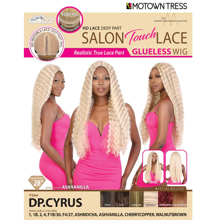 Motown Tress Salon Touch Glueless HD Deep Part Lace Wig - DP.CYRUS - Image 4