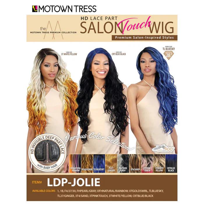 Motown Tress Salon Touch HD Invisible Deep Part Lace Wig - LDP-JOLIE - Image 8