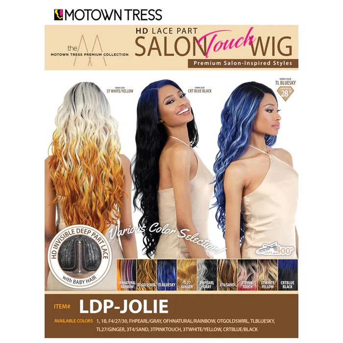 Motown Tress Salon Touch HD Invisible Deep Part Lace Wig - LDP-JOLIE - Image 9