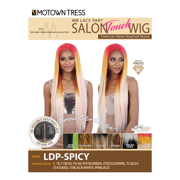 Motown Tress Salon Touch HD Lace Part Wig - LDP-SPICY - Image 5