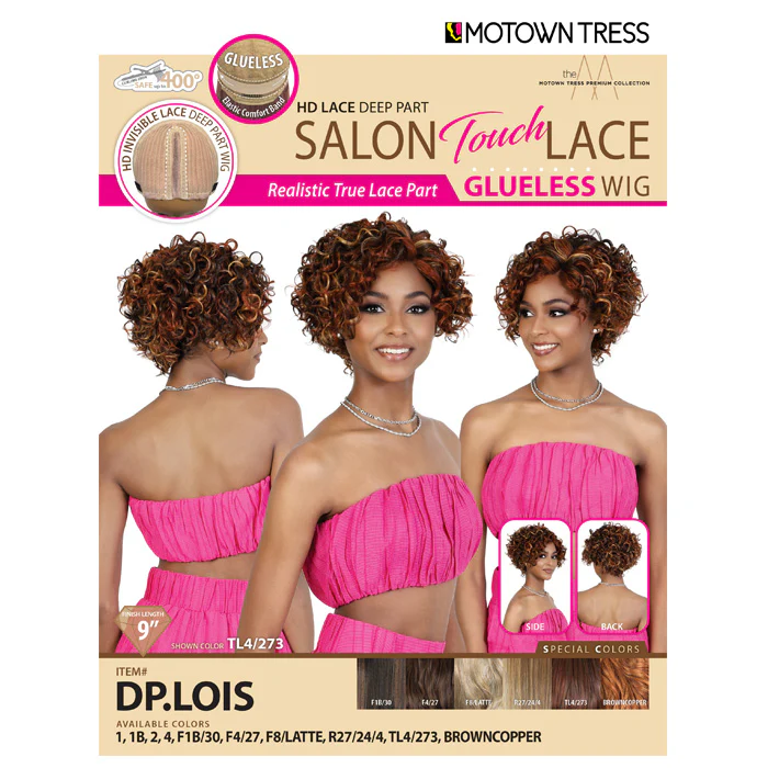 Motown Tress Salon Touch Lace Glueless HD Lace Deep Part Wig - DP.LOIS - Image 4