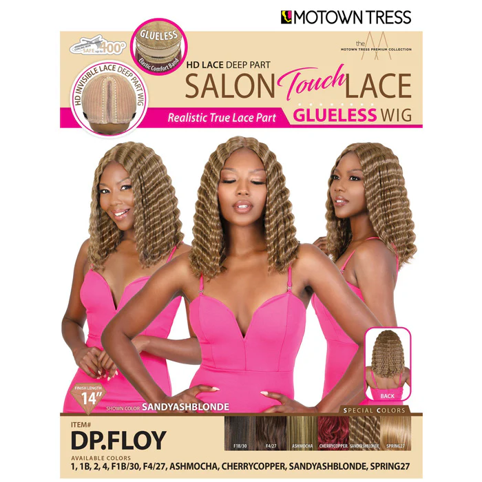 Motown Tress Salon Touch Lace Glueless HD Lace Part Wig - DP.FLOY - Image 4