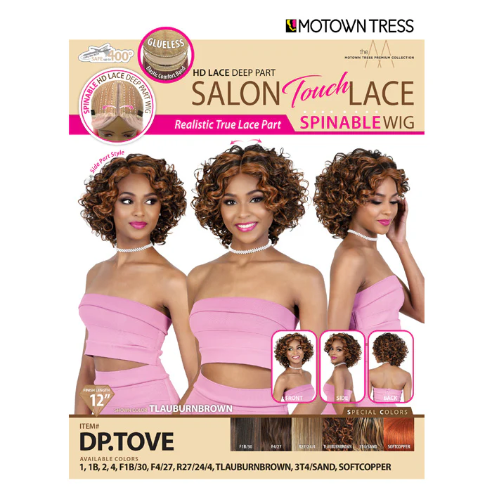 Motown Tress Salon Touch Lace Glueless Spinable HD Lace Deep Part Wig - DP.TOVE - Image 5
