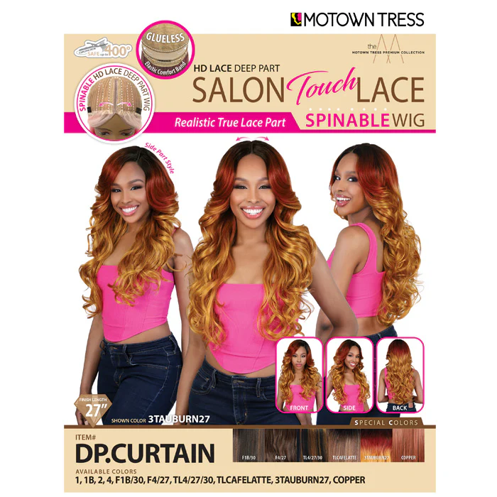 Motown Tress Salon Touch Lace Glueless Spinable HD Lace Part Wig - DP.CURTAIN - Image 6