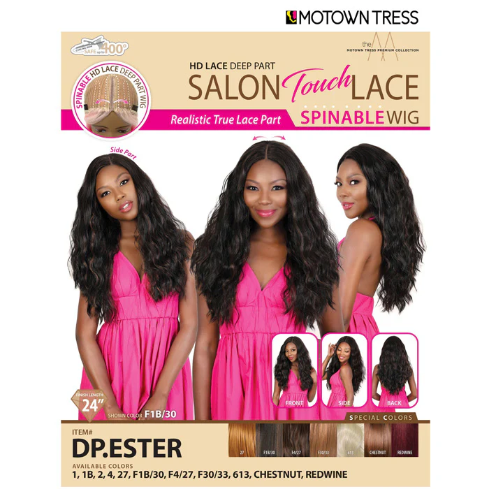Motown Tress Salon Touch Lace HD Spinable Deep Part Wig - DP.ESTER - Image 5