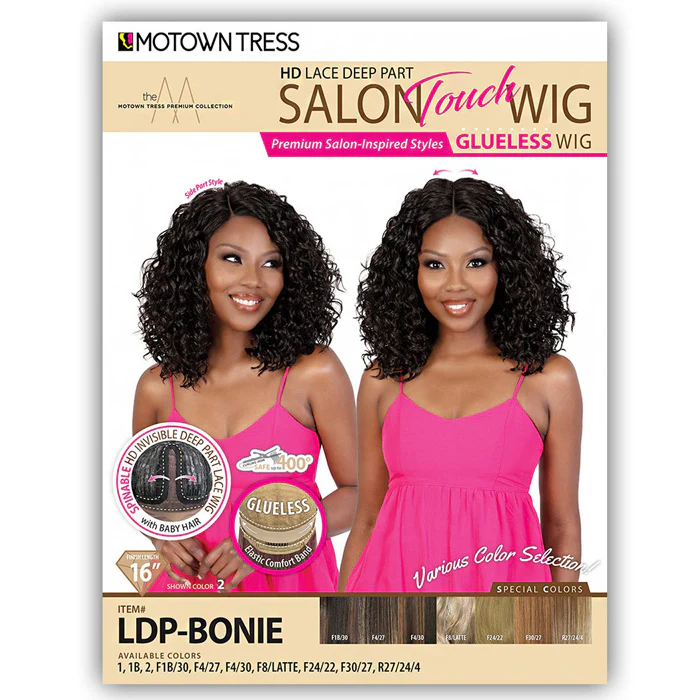 Motown Tress Salon Touch Glueless HD Lace Deep Part Wig - LDP-BONIE - Image 5