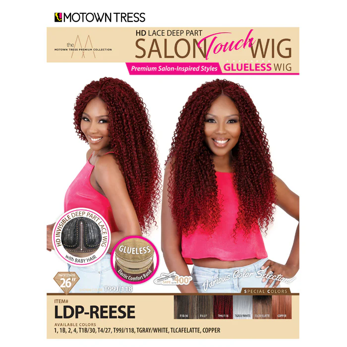 Motown Tress Salon Touch Wig Glueless HD Lace Part Wig - LDP-REESE - Image 4