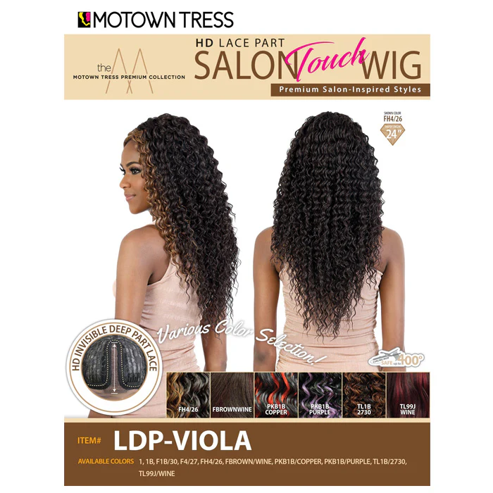 Motown Tress Salon Touch Wig HD Lace Part Wig - LDP-VIOLA - Image 5