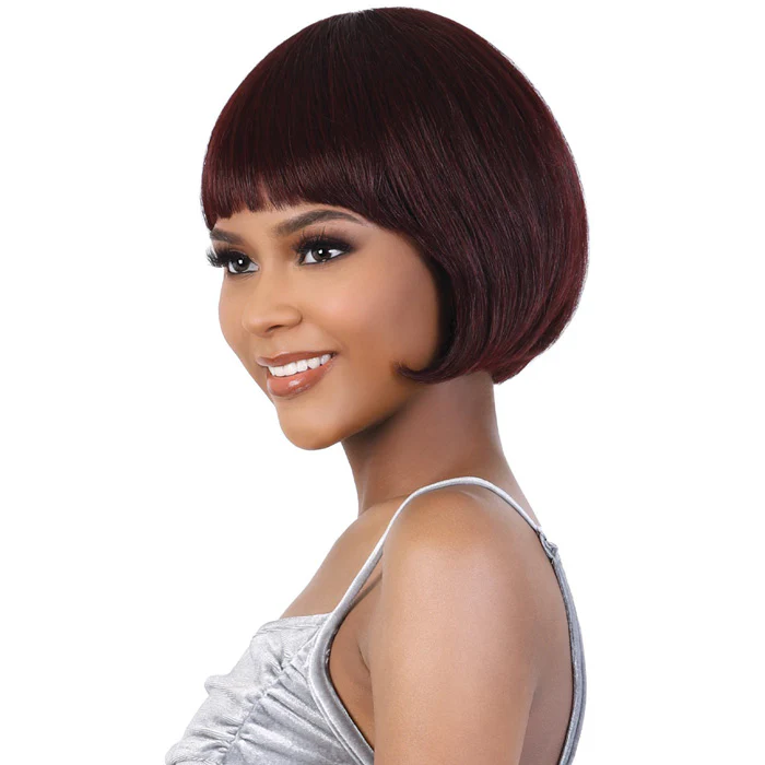 Motown Tress Silver Gray Hair Collection 100% Human Hair Wig - SH PERRI - Image 2