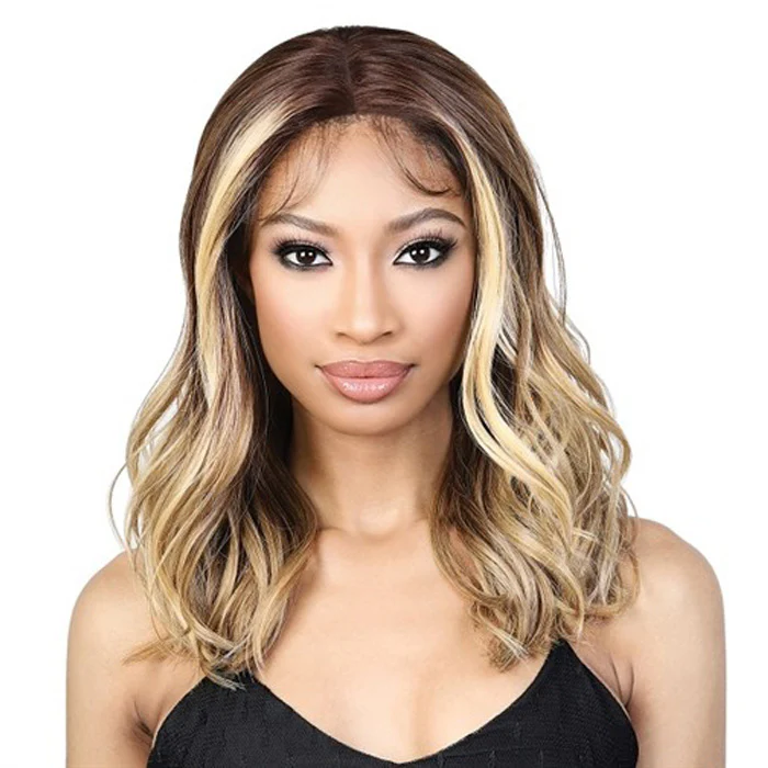 Motown Tress Slay & Style Synthetic Lace Deep Part with Baby Hair Pre-Tweezed Wig 18" - LP RILEY