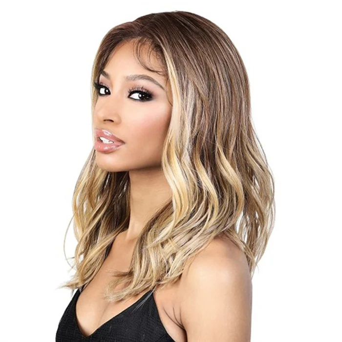Motown Tress Slay & Style Synthetic Lace Deep Part with Baby Hair Pre-Tweezed Wig 18" - LP RILEY - Image 2